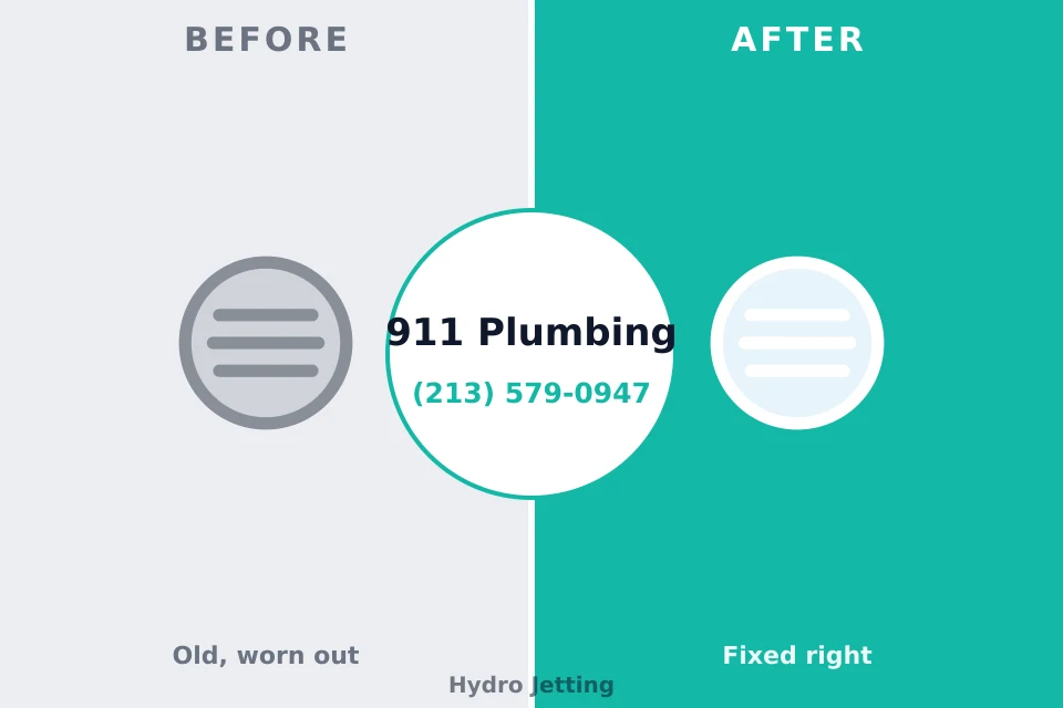 Before and after: plumbing repair Decatur, TN